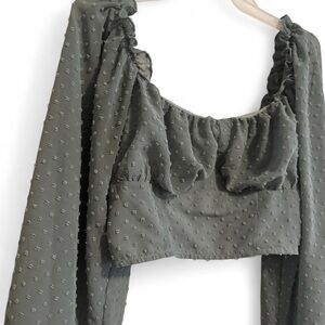 Long Sleeve Crop Top